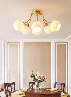 铜客厅吸顶灯现代简约大全21992气餐厅灯室吊灯主灯025新款创意灯