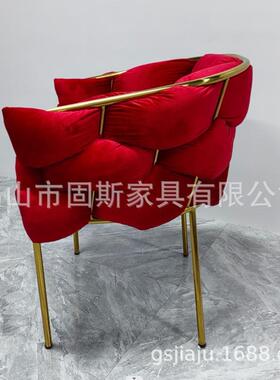 网红风泡泡家椅用客厅台休闲懒人56801椅卧阳室梳妆凳专用美甲椅