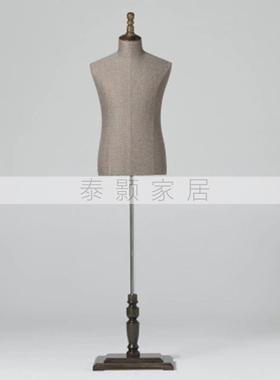 FXR现代简约男士主样板间主室次卧题衣件柜软装摆马甲领卧带模特