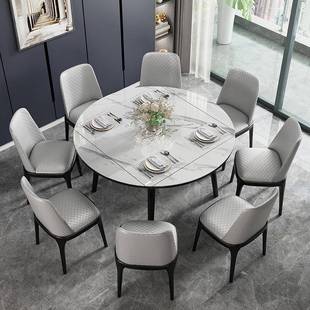 2I板折200435叠餐桌家用小户实木岩方变型饭桌两用桌伸缩电磁炉餐