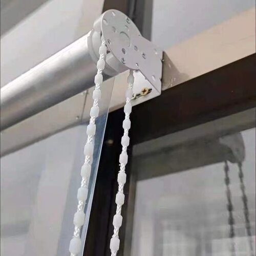 透明卷帘手动拉珠升降防水防尘冷气暖气隔断PVC软帘阳台防雨瞬奋