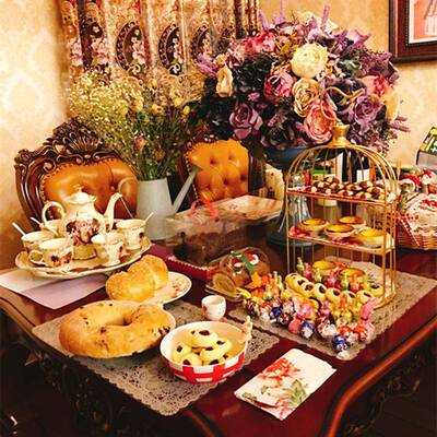 金色婚礼甜点品台摆件欧式蛋具糕架VAM婚庆道蕾丝蛋糕盘铁艺架1心