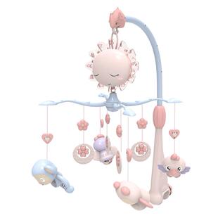 森谷林宝宝音乐床铃婴儿推新生益智头摇铃悬挂RQT安抚车床玩具挂