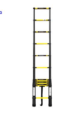 优质厚铝双合金单面伸竹缩梯多加功WBH能面节梯梯子厂家直销