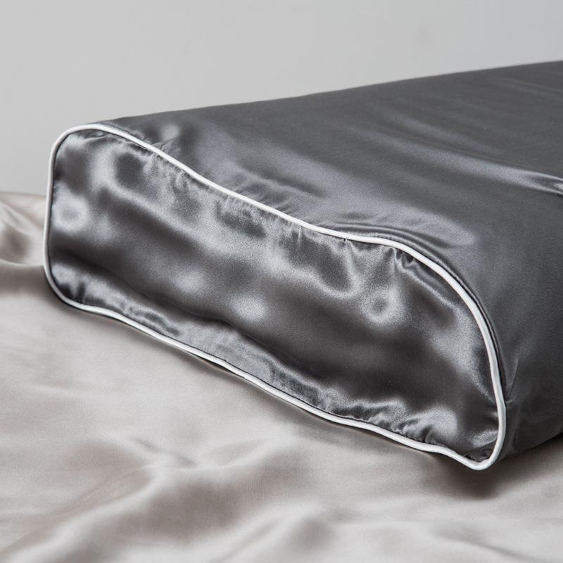 ZW枕双面真丝乳胶枕套桑蚕丝单人套4X0X60记忆5枕头套XXA儿童枕30