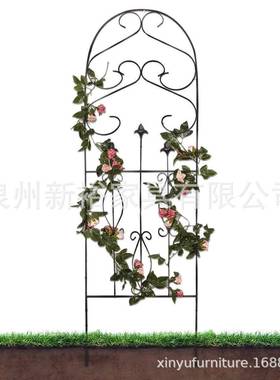 铁艺植物花LBB架防锈黑铁花园网架艺欧式铁园藤艺支架爬爬藤