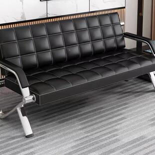 办公沙发茶几组合商待务接约会客无品牌/洽谈艺现简代三人位铁办