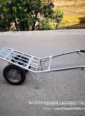 带刹推车鸡用手双独轮公车建筑工地果园田山地窄巷农路JNZ手推拉