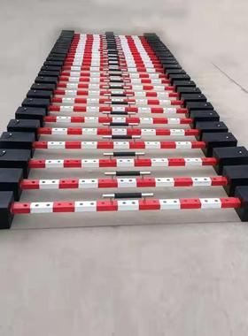 铁路矿用防溜枕内木车溜枕木PROO便矿携阻式COB双头橡胶锁防溜枕