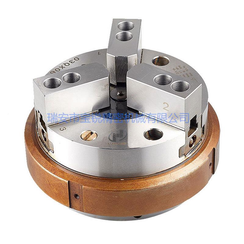 宝03QX气动卡盘夹QX-06六具卡内置气缸高夹紧力四轴五力轴前置式