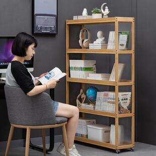 简易书架落地书儿童阅区绘读本架柜靠墙收物纳置架客厅家XXL用可