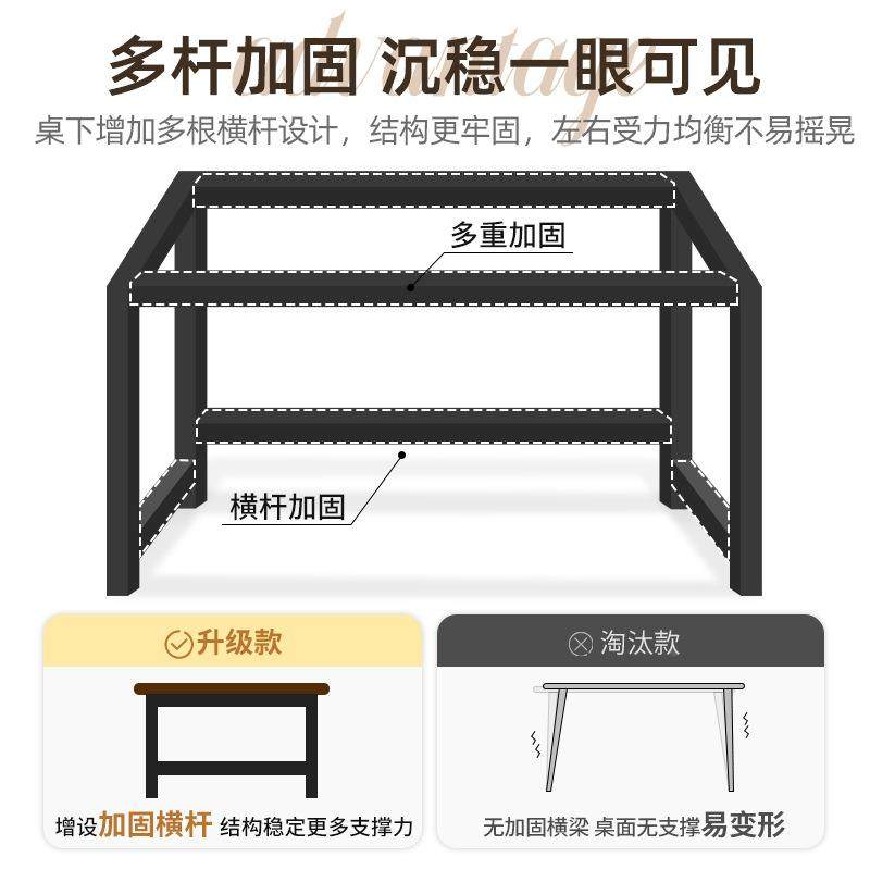 脑桌台式家用书桌简易办公桌简约代现桌学生学GPO习写字桌工电作