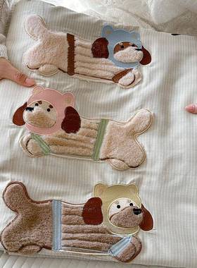 卡刺绣双通面棉全床盖三件套被套四件套棉绗EOZ缝床单正夹反两用