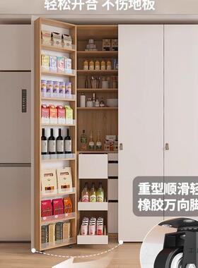 餐边窄柜置物柜冰箱式零厅食VGJ柜靠墙一体储物柜客纳柜镶收入式