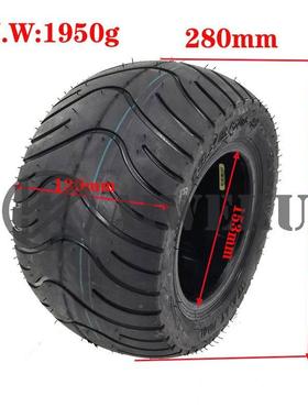踏.板电动车3x5.00-6真490空胎113x65-06轮胎13寸万达轮卡丁车沙