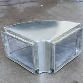 阻抗式 消声声器不锈钢消声头689工业降噪消器弯方形圆型