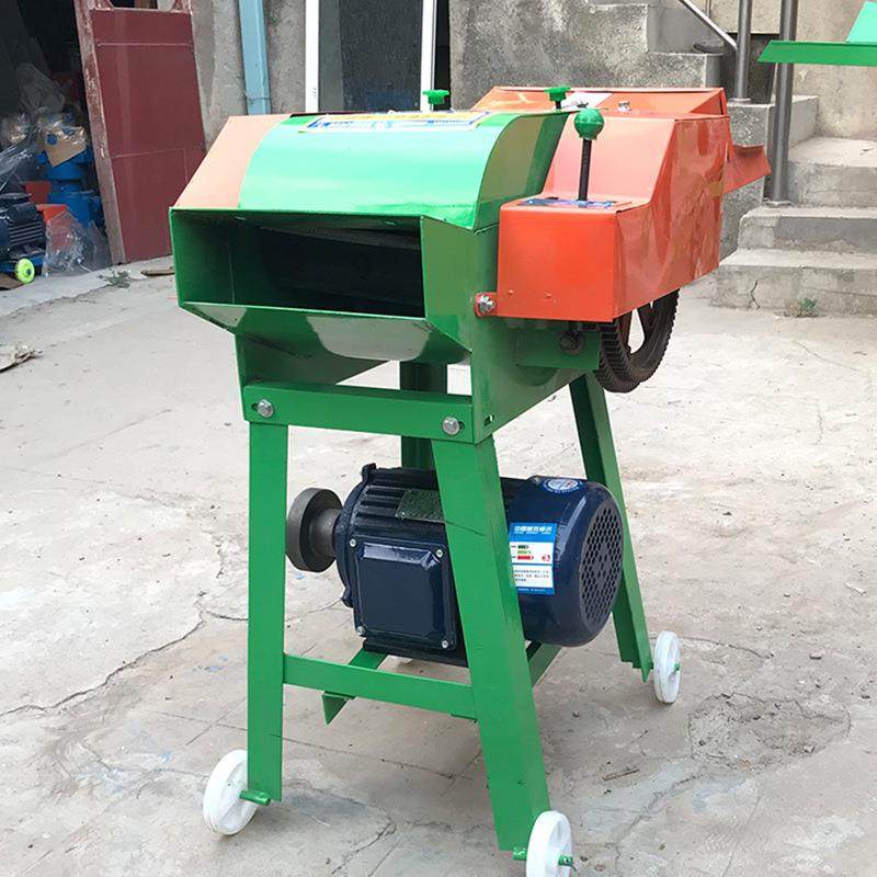 功能稻草两铡草机芯电机干湿用小型四刀六UCD刀多铜小铡草机