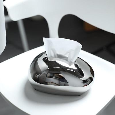 式简陶瓷纸巾盒JLK客厅金银色纸抽盒抽日纸盒家用约摆件创意装饰