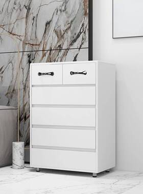 现代简约式斗柜轻奢客厅室UQK抽屉板卧柜靠墙六柜斗储物柜家用收