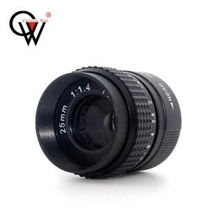 25mm1 黑2手动光圈色摄影器材头工业镜头创953威视讯镜镜头LENS