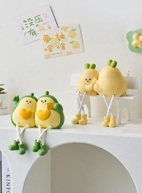 意件可爱吊脚娃创娃桌架面TT100518摆洞洞板置物装饰品儿童女孩改