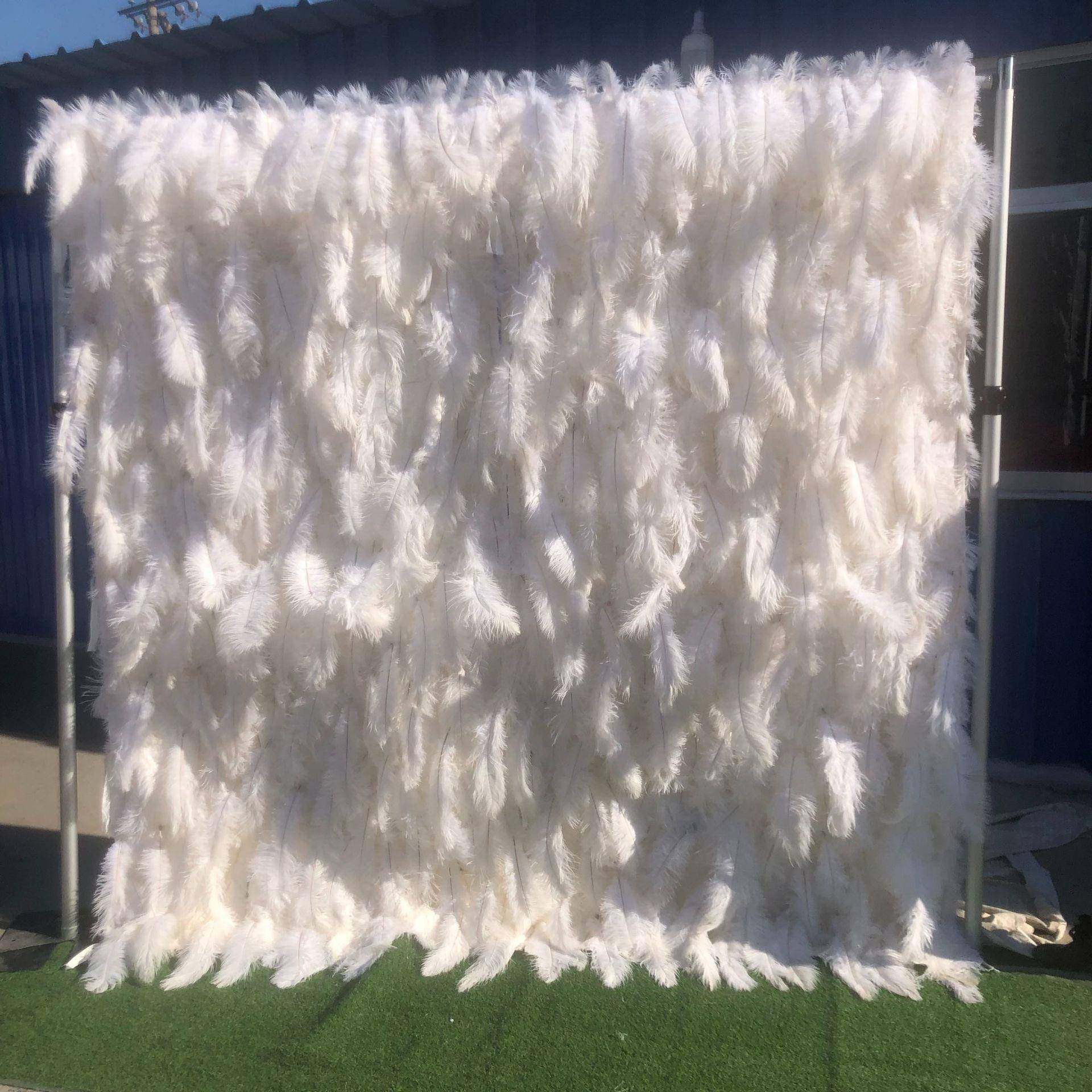 鸵鸟毛毛墙装饰墙商场橱FRD052窗饰网红打卡羽装墙,节庆用品/礼品,陪嫁用品套装,淘宝优惠券,粉丝福利购,淘宝优惠卷