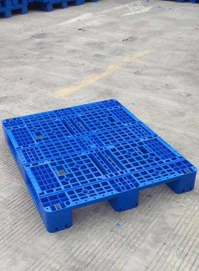 1250网格川字料卡托盘烟草叉货架车塑胶托盘仓库塑防潮地板NNW加