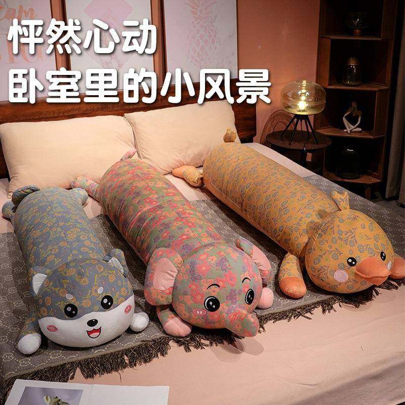 三层纱趴姿长靠条枕头发抱淘喜宝枕垫男女沙生床上睡枕觉夹腿头侧