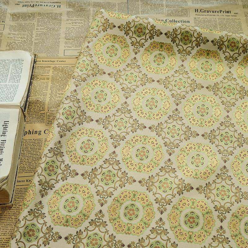 老JY-B4-43式色织则扇汉服锦缎宝花布料新中式团马甲提花旗相袍规,居家布艺,海绵垫/布料/面料/手工diy,淘宝优惠券,粉丝福利购,淘宝优惠卷