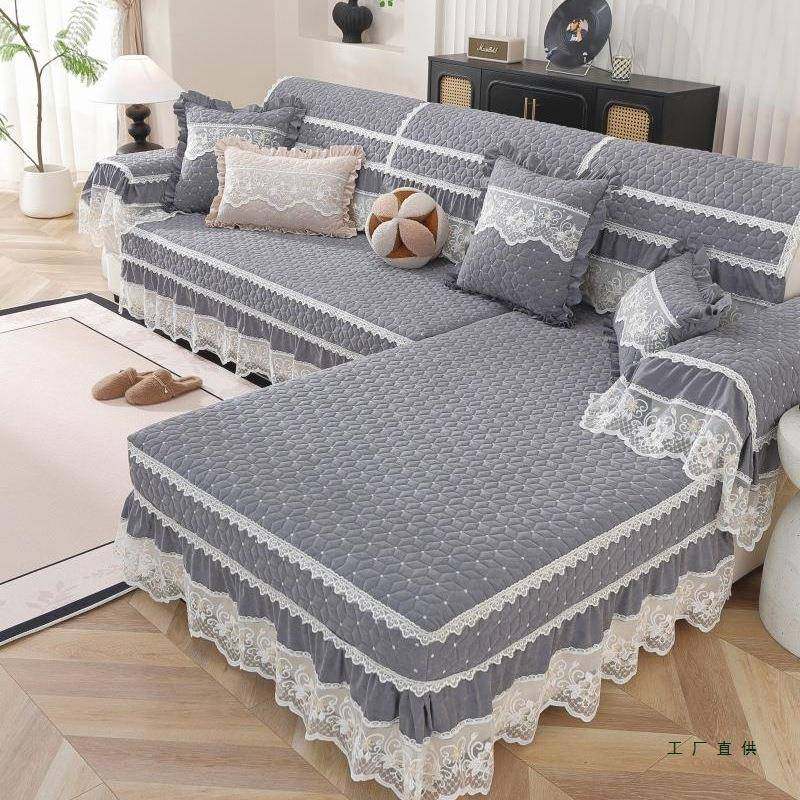 欧式四季通沙用艺沙发垫F5M87TJ8布纯色防滑皮发套罩盖布贵妃定全,居家布艺,沙发套,淘宝优惠券,粉丝福利购,淘宝优惠卷
