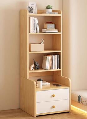 床头柜实收木生态书现架卧室家用代储简VPY约床边架子纳柜物柜置