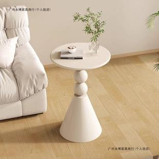 轻奢无品牌/沙发边客厅家用茶古几几边桌小复角几铁艺床头置物阳