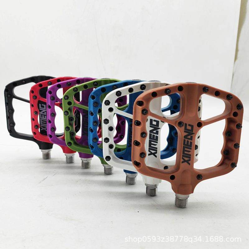 盟宽防滑山地禧自行车轴承脚踏板三脚培JYO林硼钢轴加芯尼龙蹬