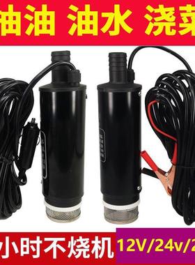 电动柴油抽泵1V49124油伏加油机加箱油抽子加油枪自油吸泵2潜水油