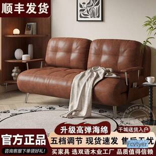 熙博折叠沙发床油可躺两小户型古NHL单人折叠蜡床家庭多用功能复