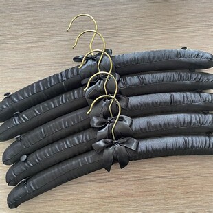 38cm包布衣架婚纱衣架丝绸布衣挂衣服撑子衣橱防滑衣架海绵衣服架