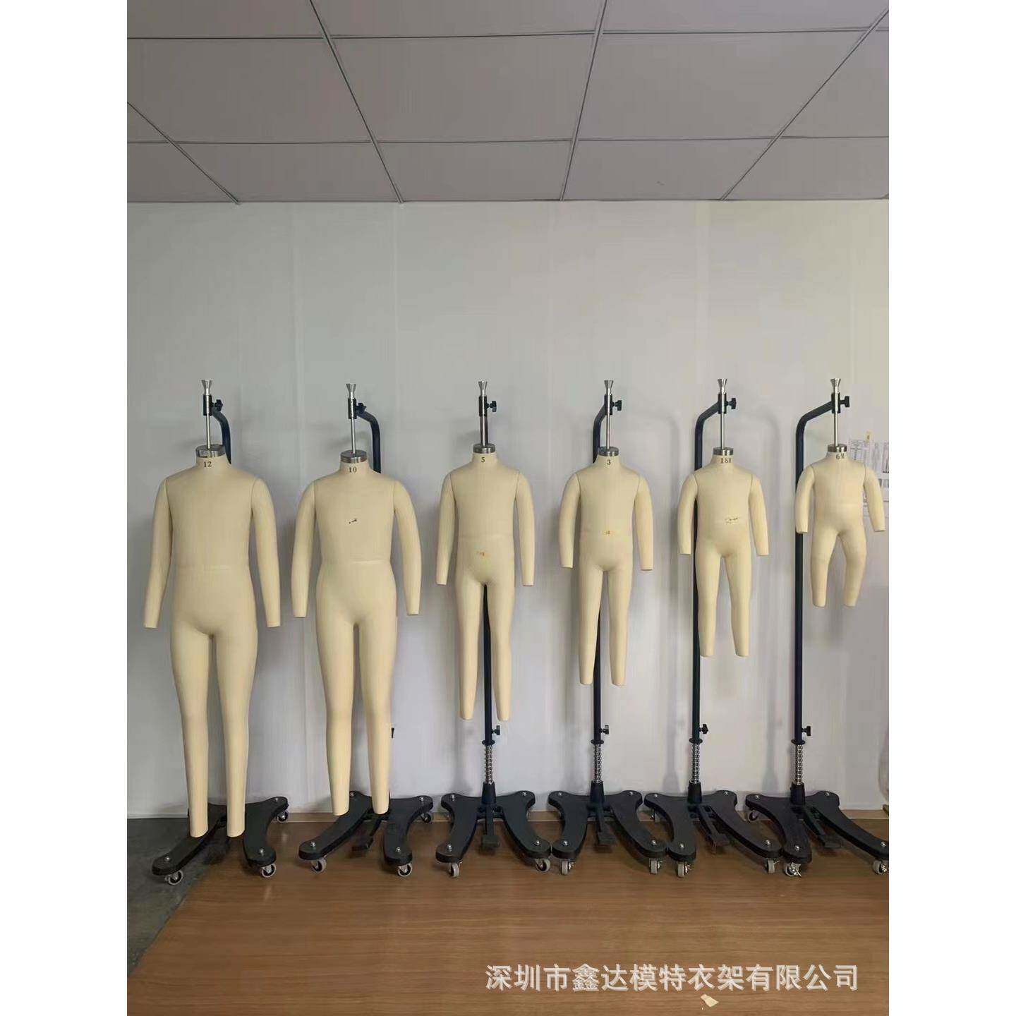 欧洲童装全身人台版房模特欧美码童装立裁模特婴儿试衣打版模特