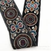 复古民族风绣花边条码 H621服装 刺辅料民族镜箱片绣花织带包提花织