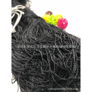 人造丝色股线绣花线黑色股线合股，粘线绣股线流苏线花线手勾线2