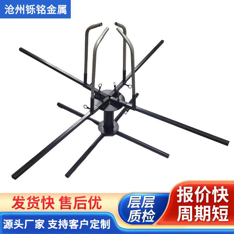 静电喷塑双轴承地暖放管器轴承款放管器加强型辅材设备盘管器架子