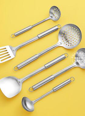 不钢厨具锈七件套厨房铲IBT套装烹饪铲汤锅勺实用礼品勺套装
