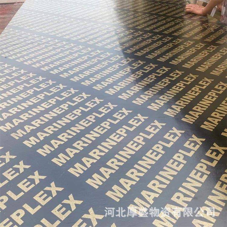 黑色覆膜板程工板材水建筑施模板清高层JIF支模用木工板廊坊清水