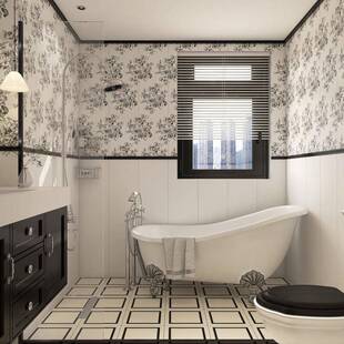 奶油色燕子砖美拉德格动物花花砖法小708式风奶油风格卫生间瓷砖