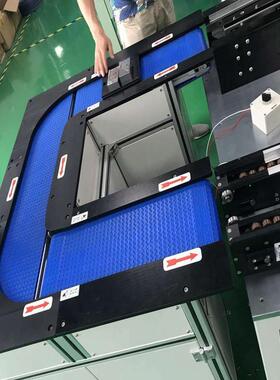 耐高料板温尼龙网带传送流水线柔机性塑料链传FSD送设备塑链板输