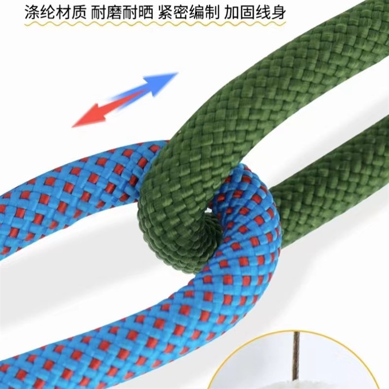 钢丝芯消防绳安全绳家用逃生绳高楼防火灾救生绳绳子攀岩登山救援图片