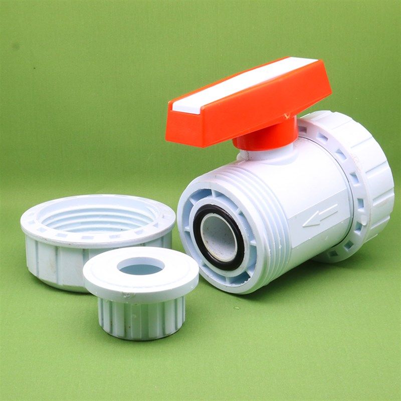 PVC双活接球阀20 25 32 40 50 63 75 90 110UPVC给水管双由令阀门,五金/工具,球阀,淘宝优惠券,粉丝福利购,淘宝优惠卷