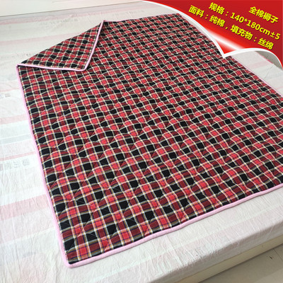 可水洗全棉褥子学生上下铺专用女生理期铺例假半截小垫子老人床褥