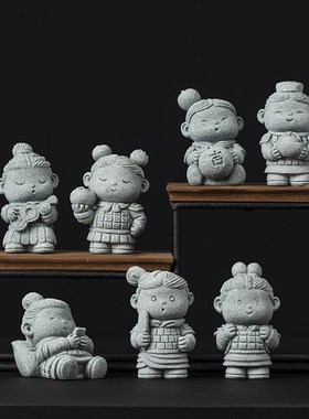 中国风西安兵马俑创意文创旅游纪念品工艺品摆件桌面装饰生日礼物