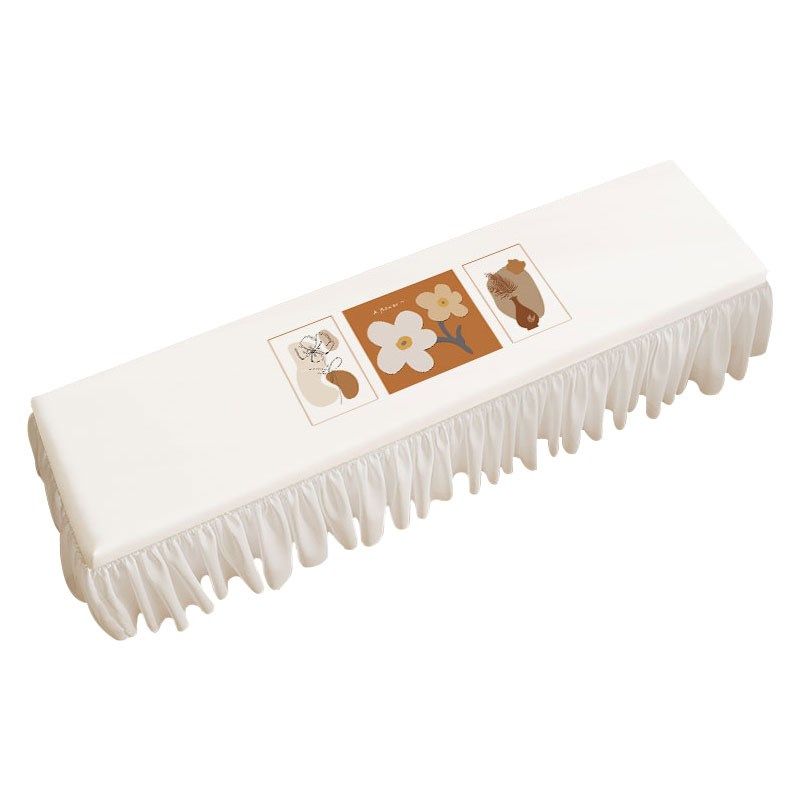 奶油风免洗防滑电视柜罩套盖布遮丑遮挡帘轻奢高级感长条桌布新款