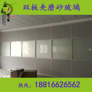 隔音办公室隔房间隔墙板隔板墙高隔间隔断墙板式屏风玻璃隔断带门